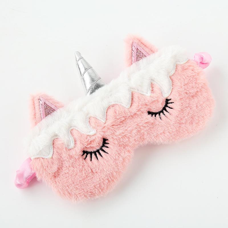 Unicorn Eye Patch Colorful Plush Eyeshade