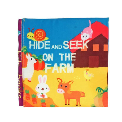 Baby Cloth Book, Stereoscopic Tail Can't Tear Books Toys