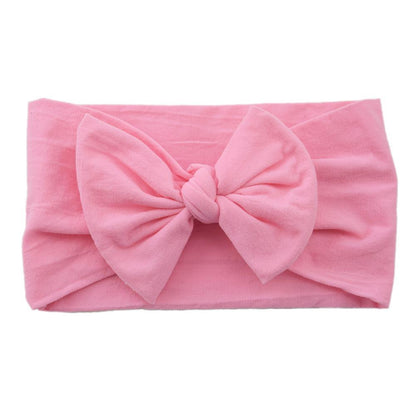 Children's Hair Accessories Nylon Bow Hair Band