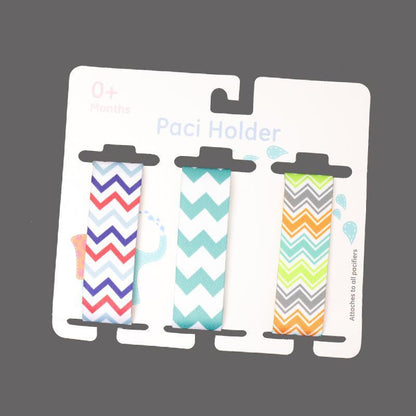3pcs/set Colorful Baby Nipple Anti-dropping Pacifier Clip