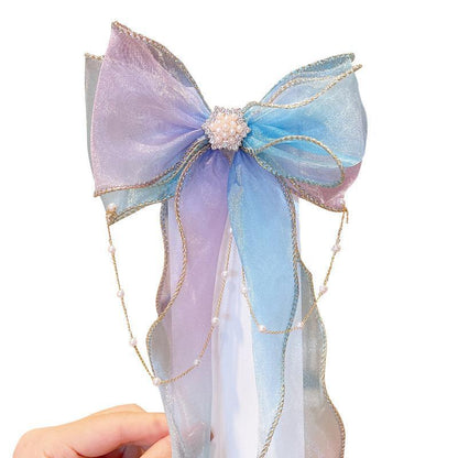 Children's Bow Ribbon Hairpin Little Girl Hair Accessories