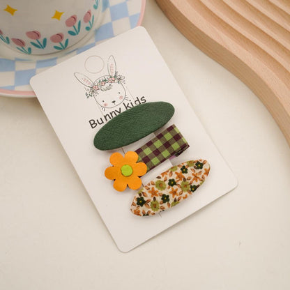 Children's Fabric Floret Hair Accessories Hairpin