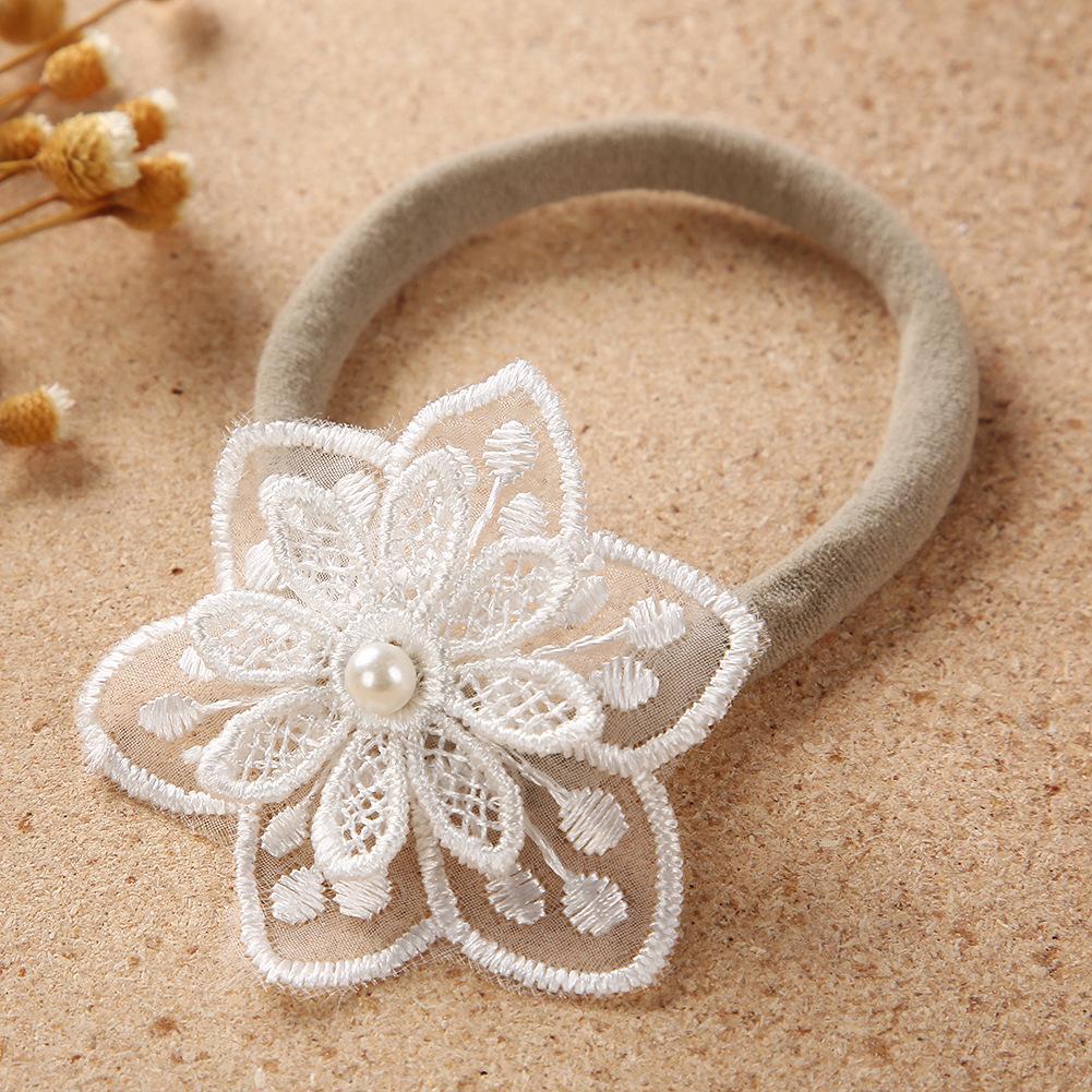 Children's Hair Tie Handmade Bow Hair Band 5pc/set