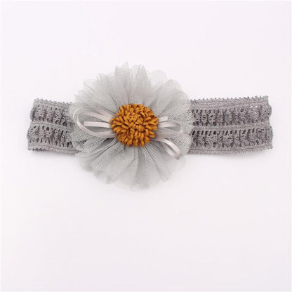 Baby's Big Flower Headband Cotton Hair Accessories