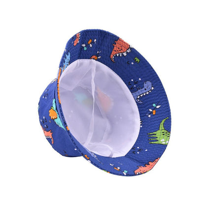 Children's Cartoon Printed Fisherman's Hat