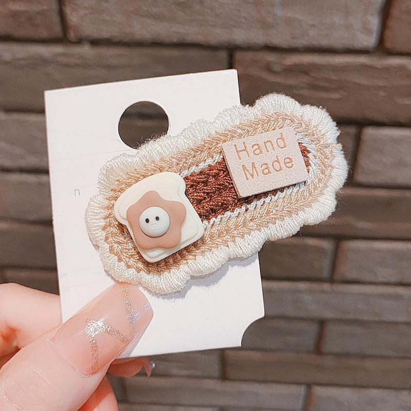 Curry Cute Knit Hairpin Bow