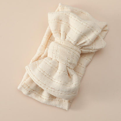 Children's DIY Double Bow Knit Headband