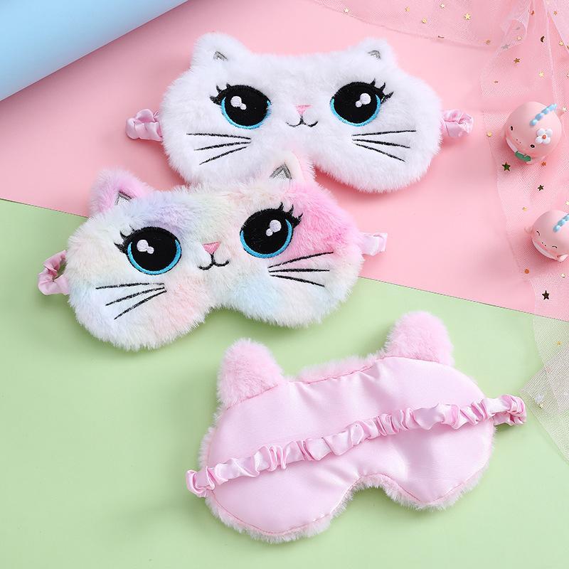 Cartoon Big Eye Plush Eye Patch Children's Eyeshade