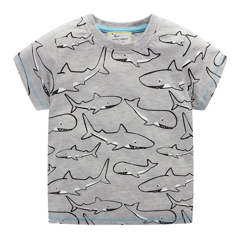 Short sleeved T-shirt cotton boys' bottomed top