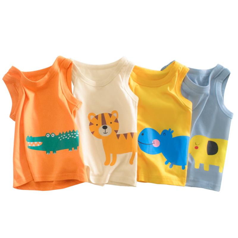 Boys' printed sleeveless top