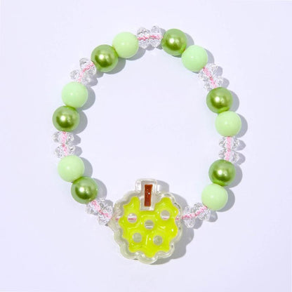 Children's Color Crystal Bracelet Transparent Handmade Beads