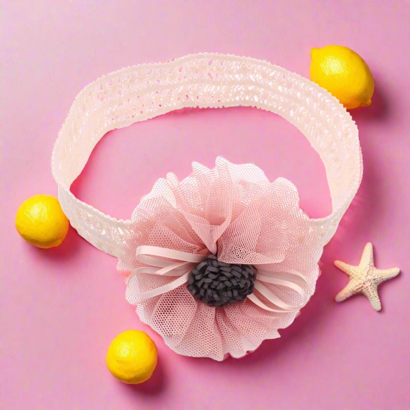 Baby's Big Flower Headband Cotton Hair Accessories