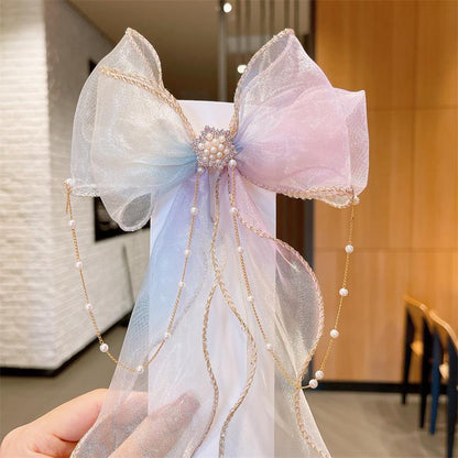 Children's Bow Ribbon Hairpin Little Girl Hair Accessories