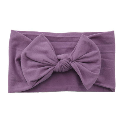 Children's Hair Accessories Nylon Bow Hair Band