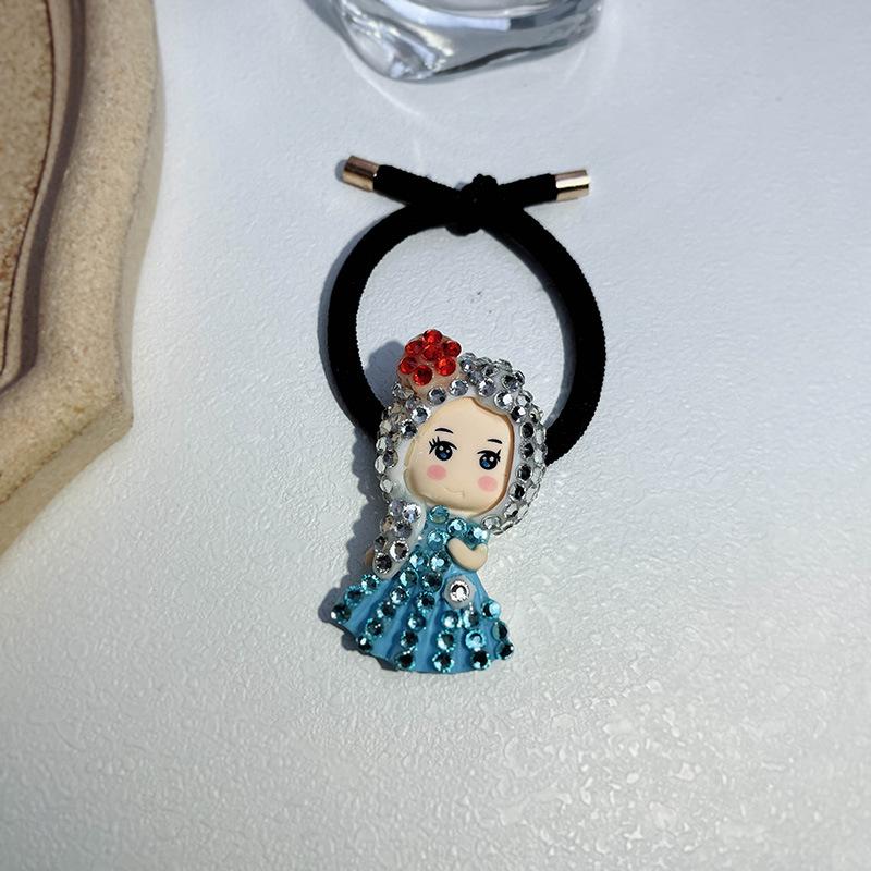Children's Cute Cartoon Hair Circle Bangle Hair Rope