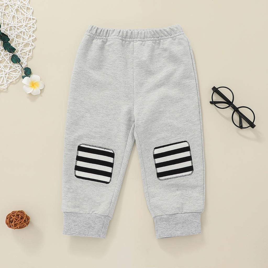Children's Sweater Cartoon Pullover Two-piece Set