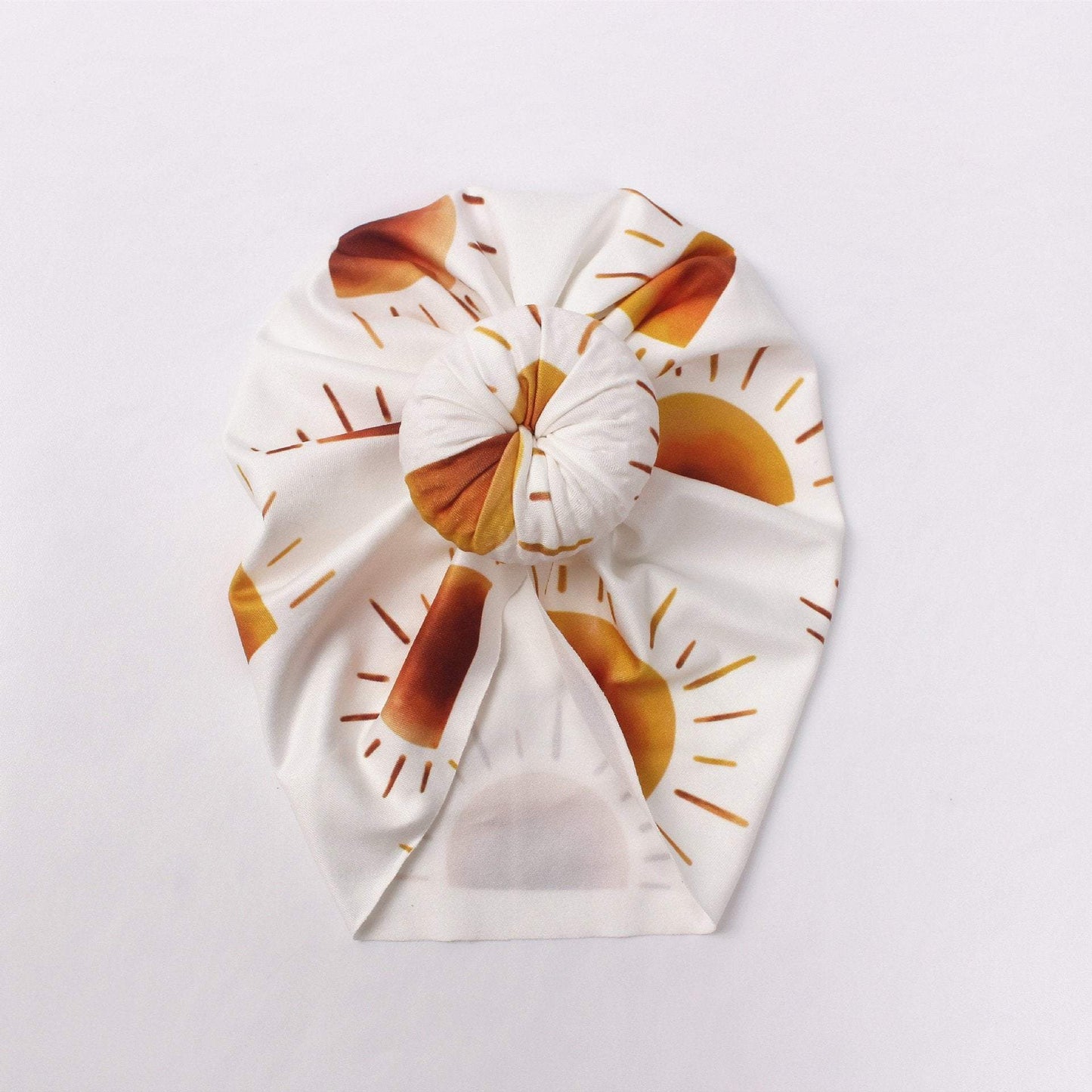 Children's Print Donut Head Band Baby Headscarf