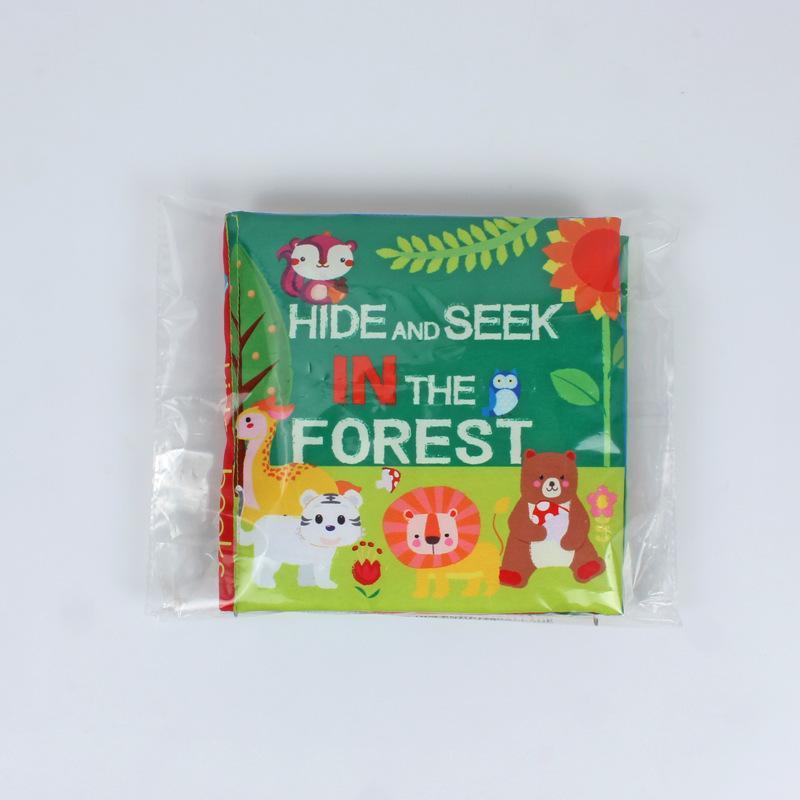 Baby Cloth Book, Stereoscopic Tail Can't Tear Books Toys