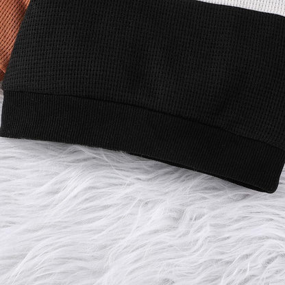 Baby Long Sleeve Sweater Pullover Trousers Two-piece Set