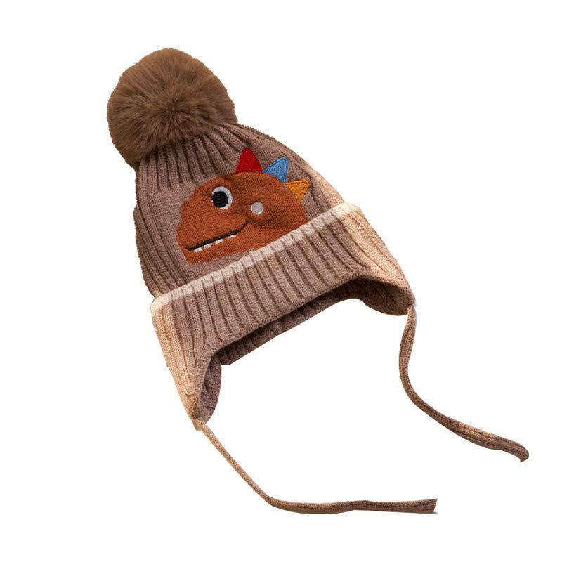 Children's Knitted Warm Ear Protection Wool Cap