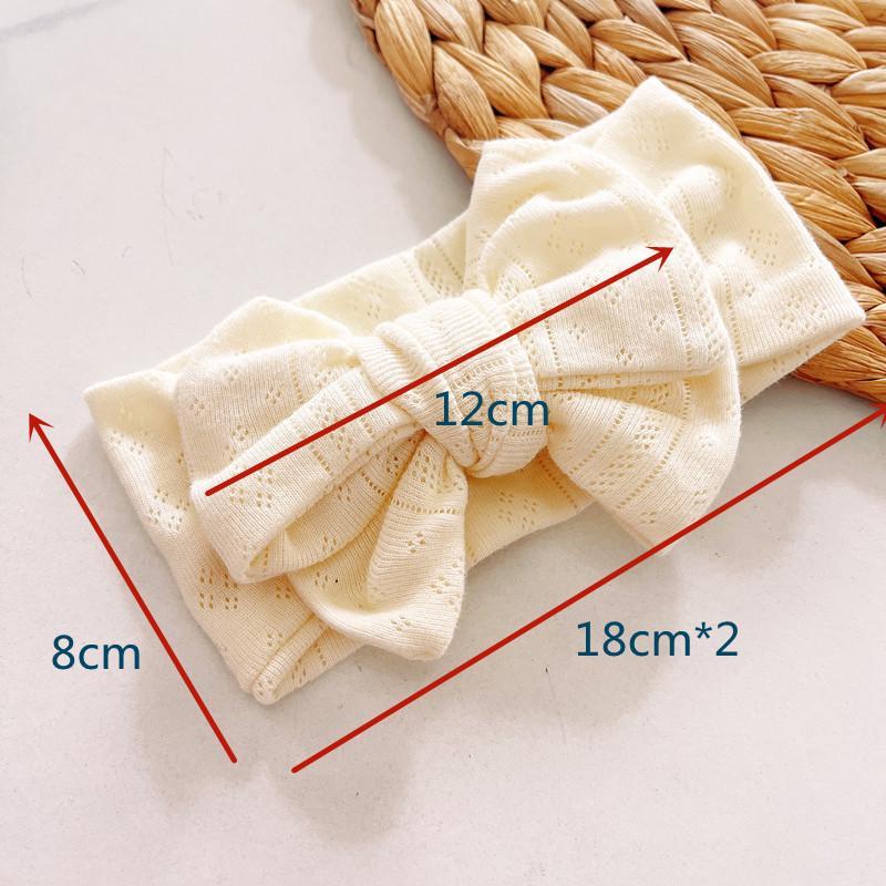 Children's Knitted Stretch Bow Hair Tape