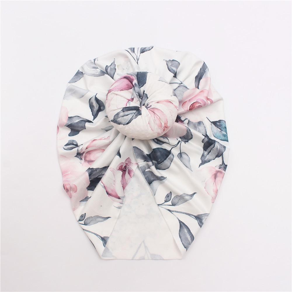 Children's Print Donut Head Band Baby Headscarf
