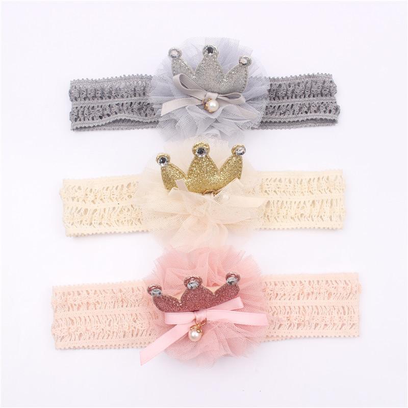 Baby's Crown Flower Headdress Headband