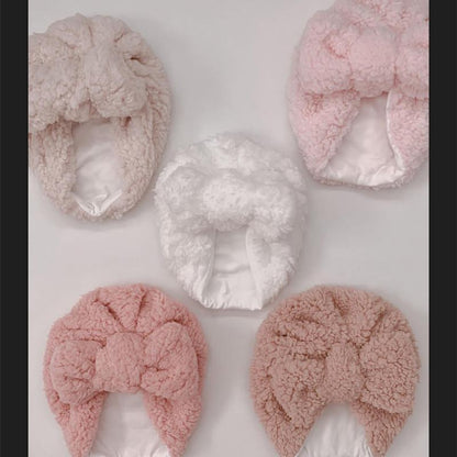 Children's Big Bow Winter Warm Baby Hat