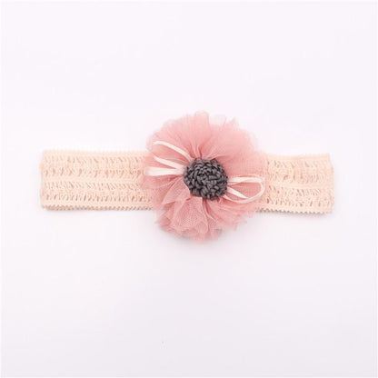 Baby's Big Flower Headband Cotton Hair Accessories