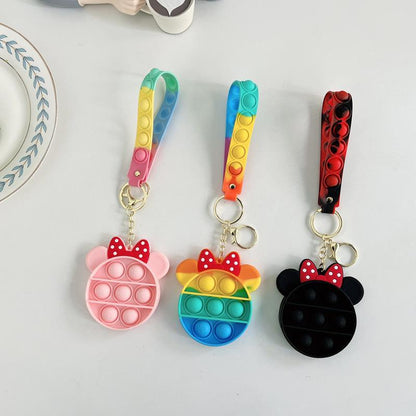 Mini Bag Pendant Keychain Decompression Toy