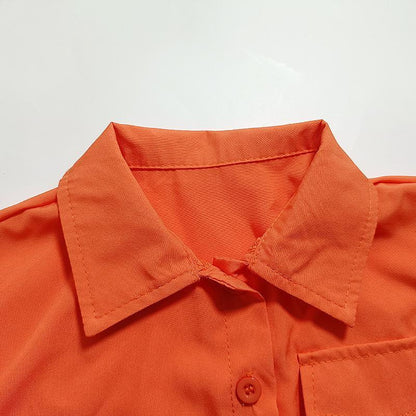 Girls' Casual Loose Shirt Long Sleeve Petticoat