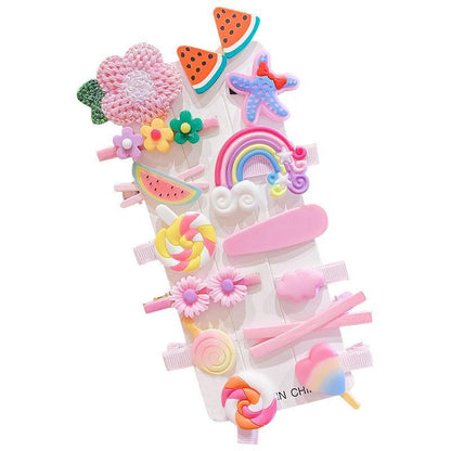 Children's Hairpin Set Colorful Hair Accessories