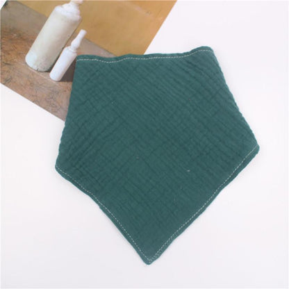 Children's Gauze Cotton Triangle Saliva Towel Baby Bib