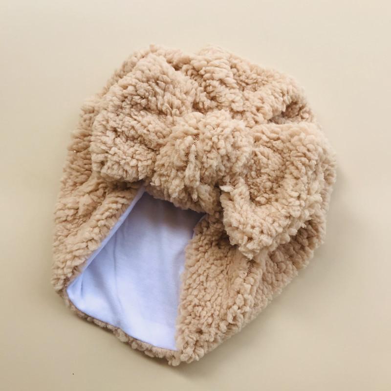 Children's Big Bow Winter Warm Baby Hat