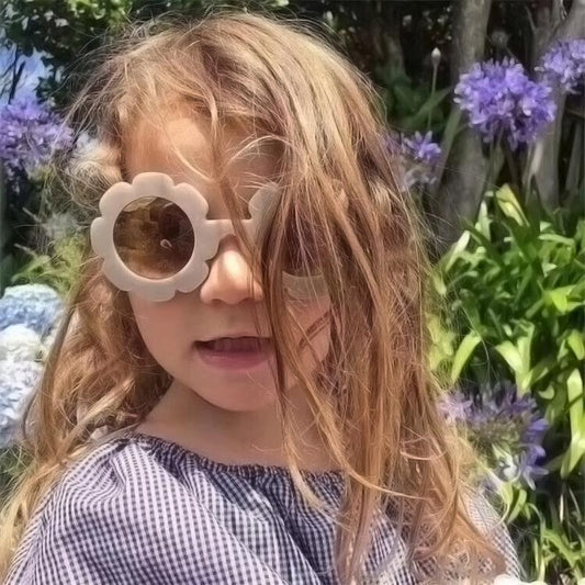 3PCS  New sunflower children's sunglasses wholesale