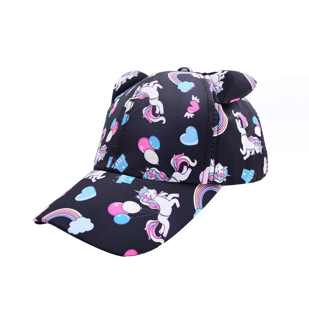 New Children's Unicorn Printed Baseball Cap
