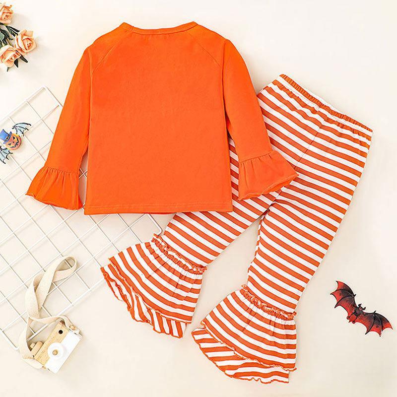 Halloween Ghost Tee Pants Two-Piece Set