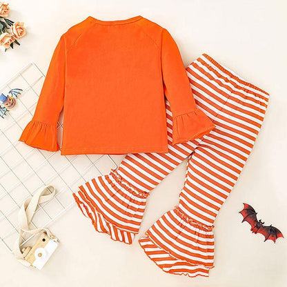 Halloween Ghost Tee Pants Two-Piece Set