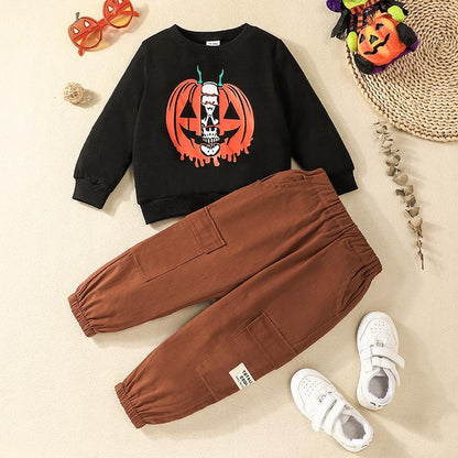 Long Sleeve Crewneck Jacket Pants Set