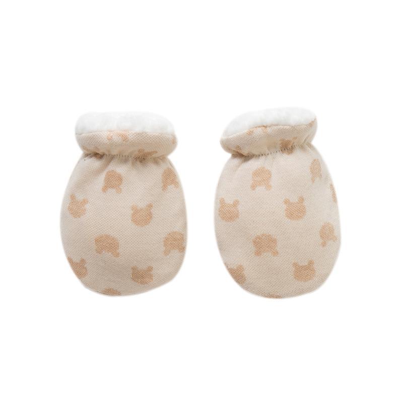 Baby Plush Gloves Baby Anti-scratch Autumn Warm Gloves