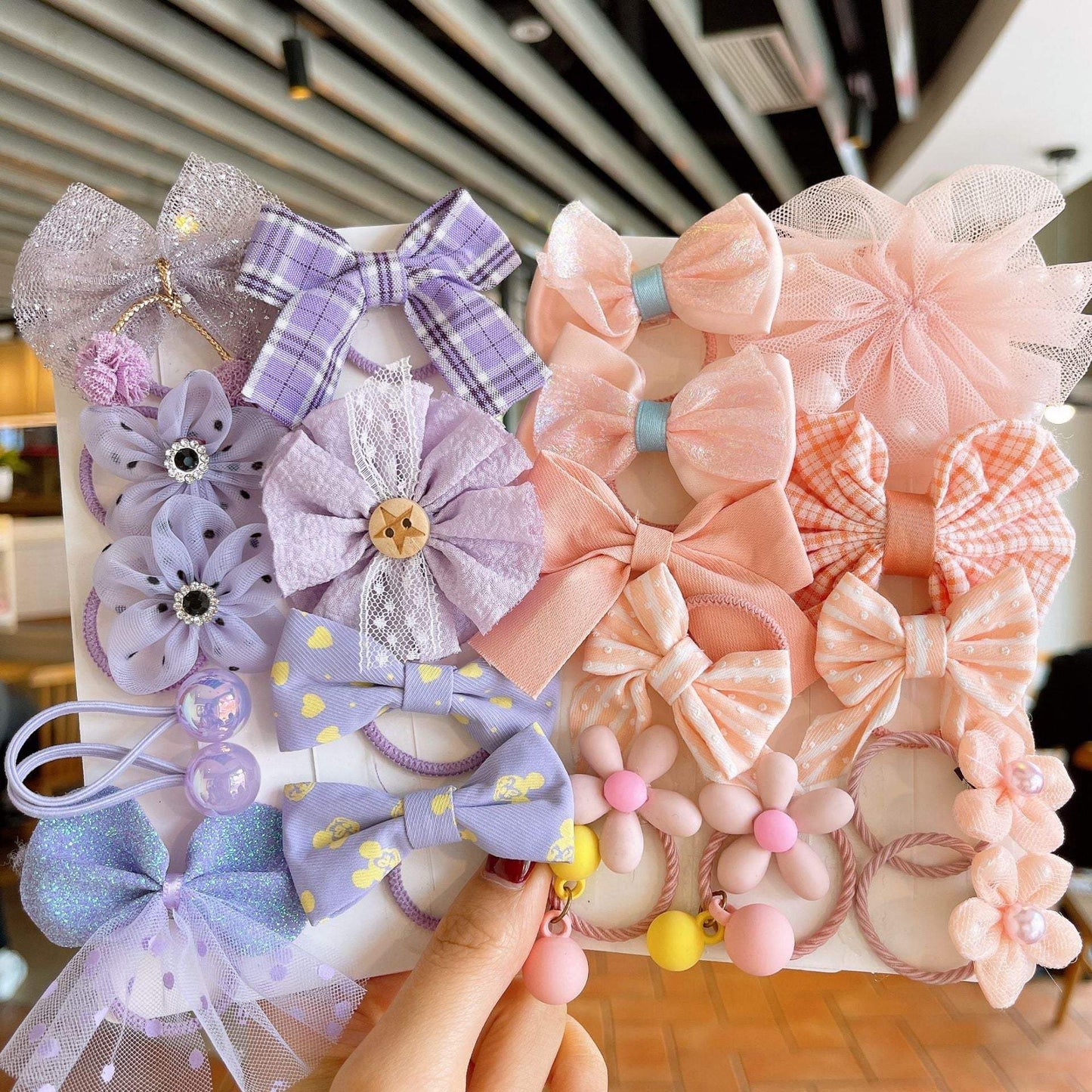Children's Rubber Band Set Cartoon Butterfly Ligation Rubber Band