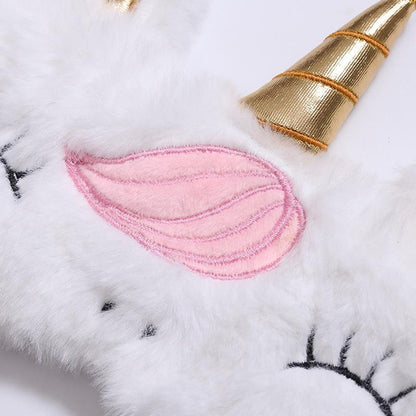 Unicorn Eye Patch Colorful Plush Eyeshade