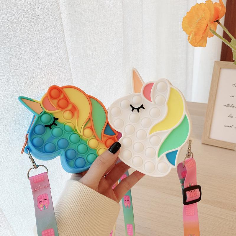 Children's Decompression Toy Bag Silicone Coin Purse