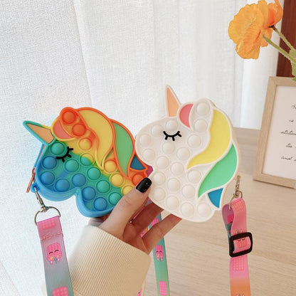 Children's Decompression Toy Bag Silicone Coin Purse