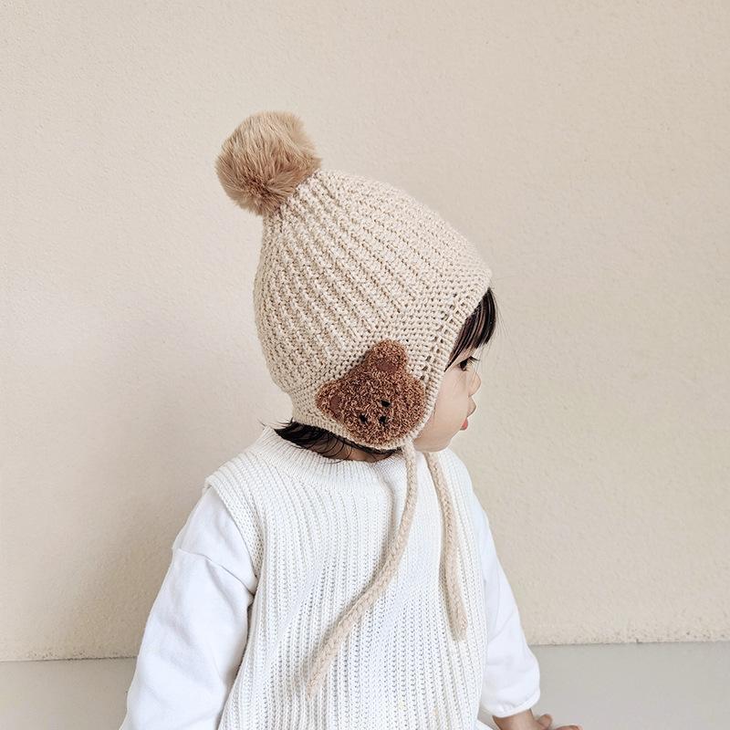 Children's Thickened Warm Knitted Hat Ear Protection Hat
