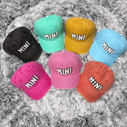 Children's MINI adults' MAMA Letter Baseball Cap