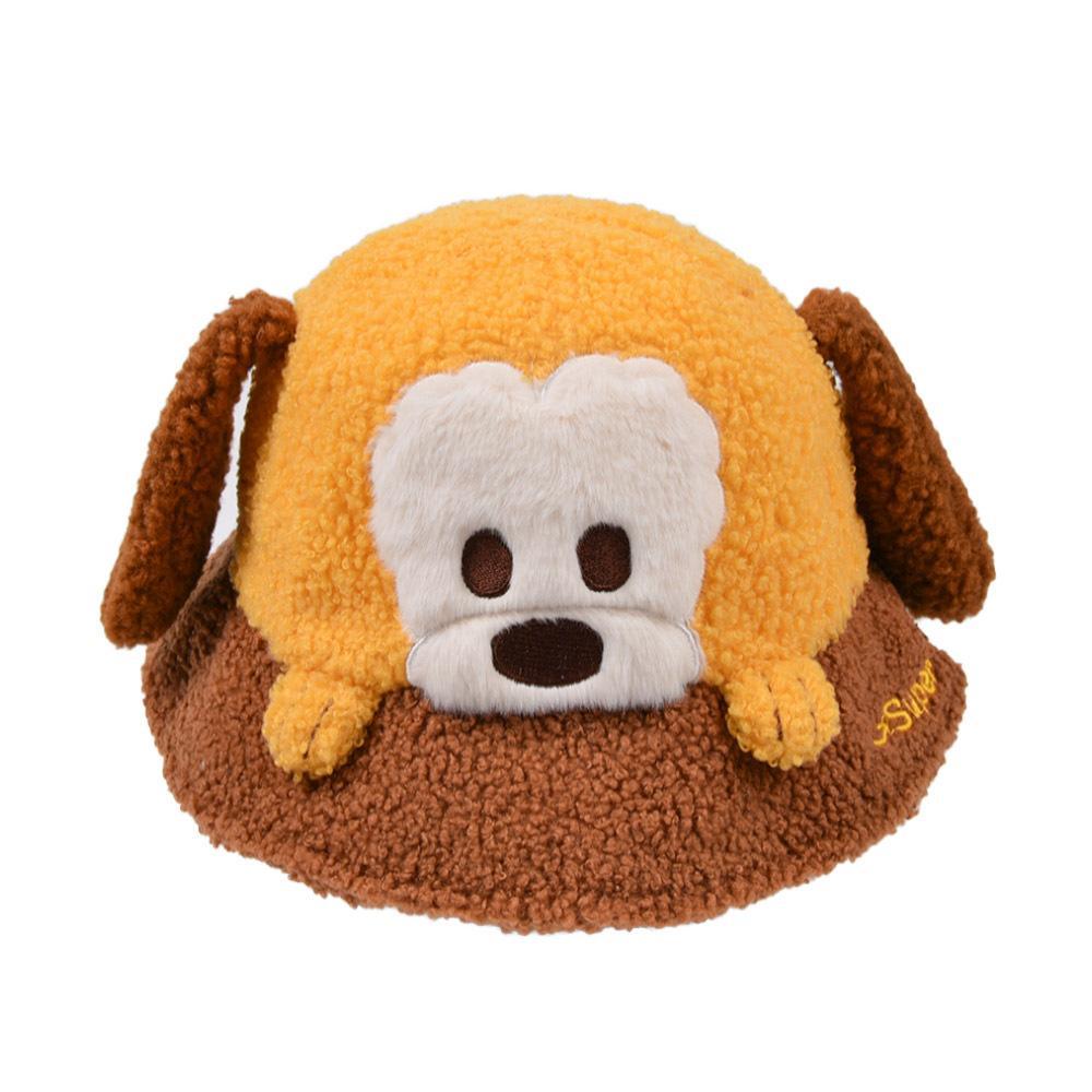 Kid's Autumn and Winter Lamb Hair Animal Fisherman's Hat