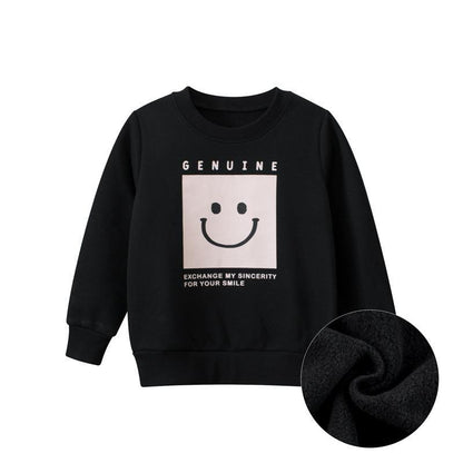 Children's Sweater Velvet Long-sleeve Top