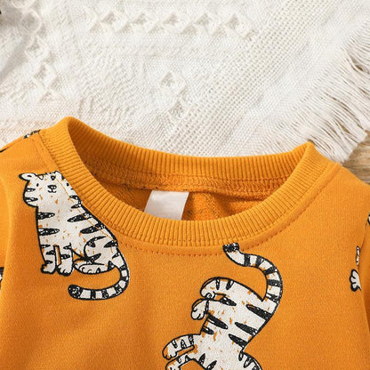 Children's Long Sleeve Crewneck Top Turtleneck