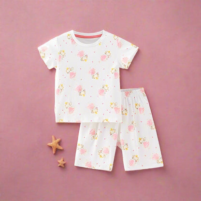 Boys' short sleeved shorts two piece set